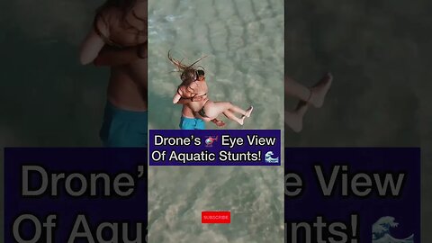 Epic Aquatic Aerials 🌊🔥 Aerial View 🚁 #aquatic #coupledance #countrydance #swingdance #shorts