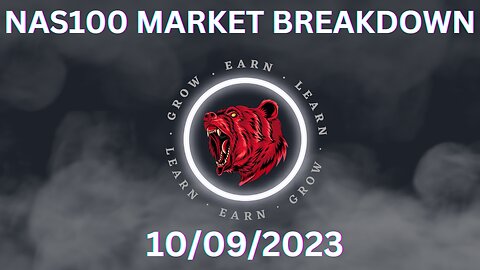 NAS100 MARKET BREAKDOWN | 10/09/2023