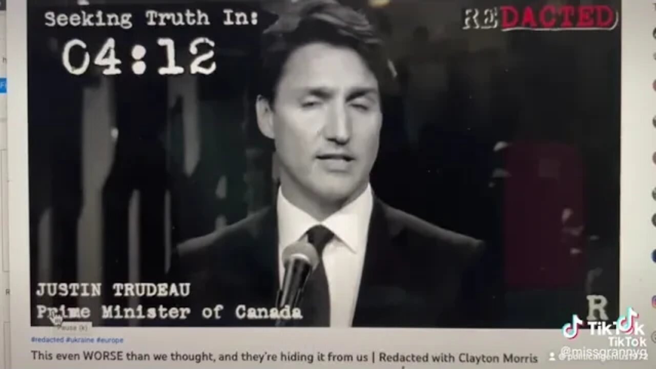 Justin Trudeau addressing a Question