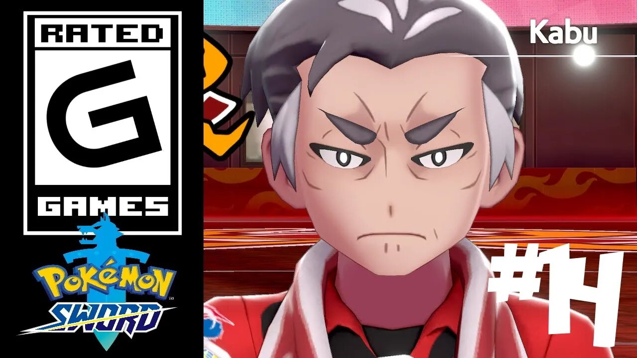 Pokemon Sword - Part 14 - Fire Gym Leader Kabu