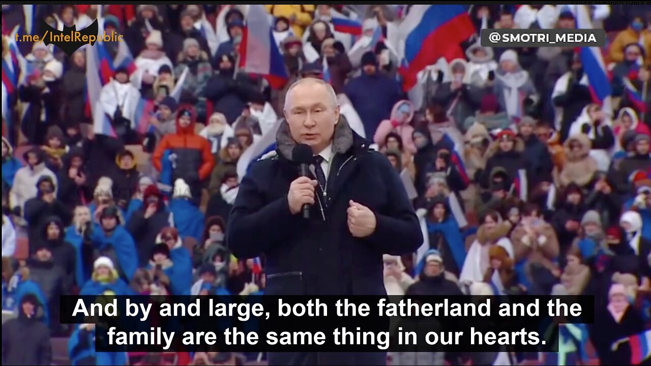 In our hearts, the Fatherland and the family are one and the same