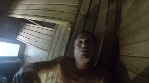 Me in the sauna