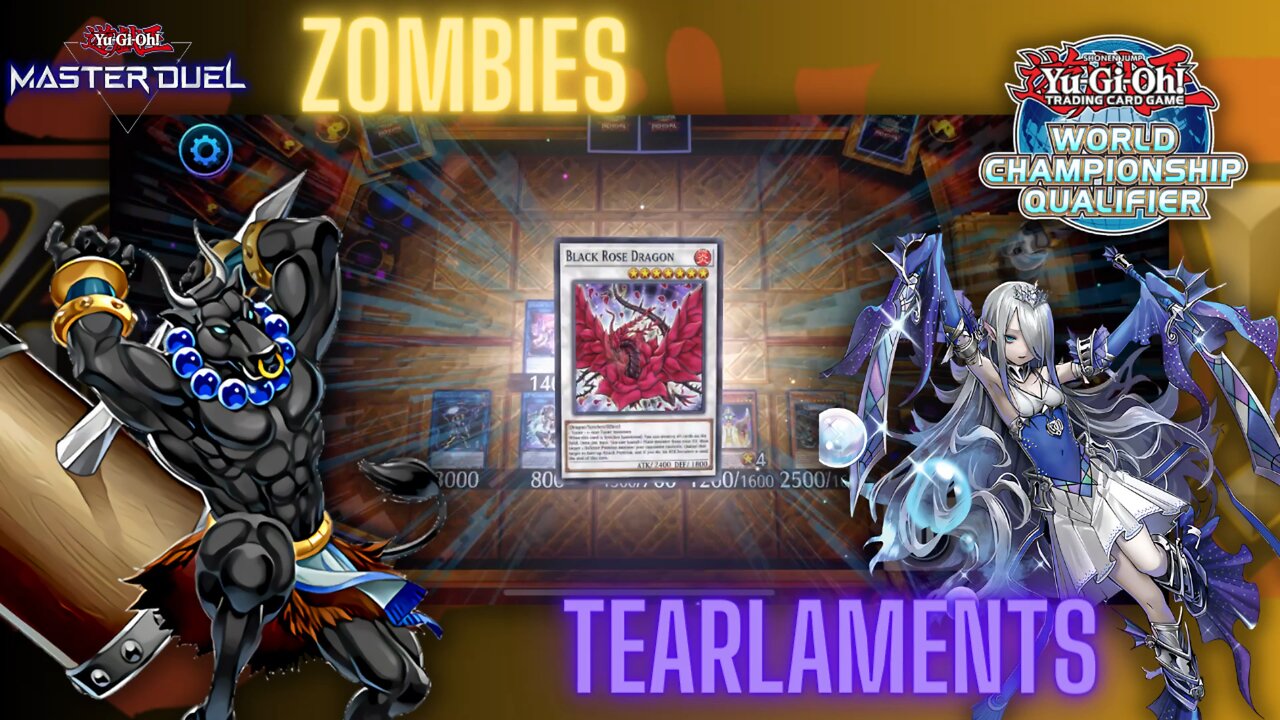 Master Duel World Championship Qualifier Round 1: Zombies Vs Tearlaments 2023 YuGiOh MD Replay