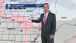Warmer and wetter at the end of the week