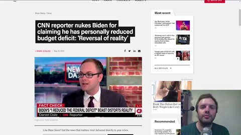 CNN reporter nukes Biden for claiming he reduced budget deficit: 'Reversal of reality'