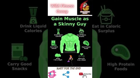 🔥Gain muscle as skinny guy🔥#shorts🔥#wildfitnessgroup🔥24 April 2022🔥