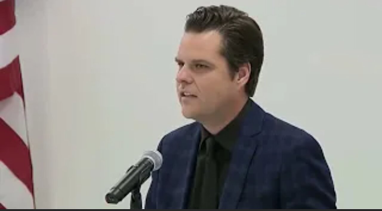 Matt Gaetz Comes Out Swinging in Congress