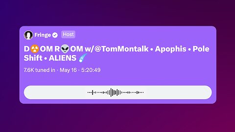 3. Tom Montalk: Apophis, Pole Shift, Aliens (Twitter Space 5/16/24)