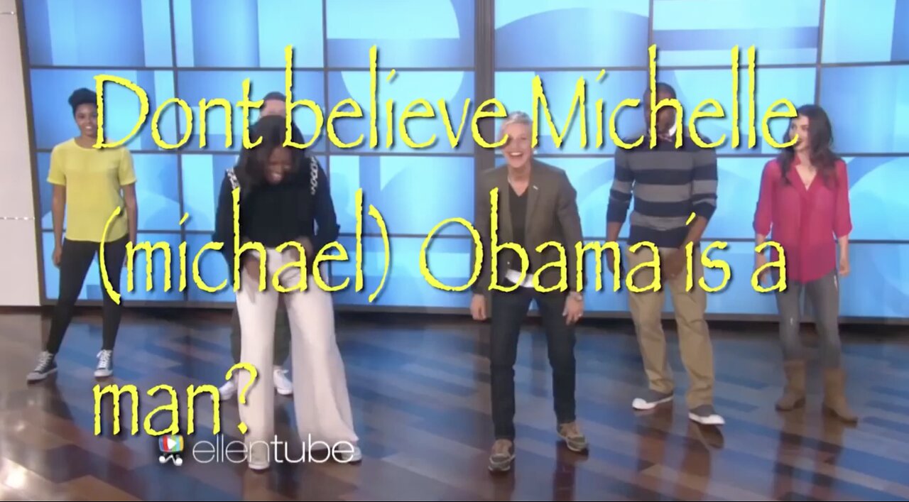 Michelle Obama Dances With Ellen and shows her stuff - seriously!