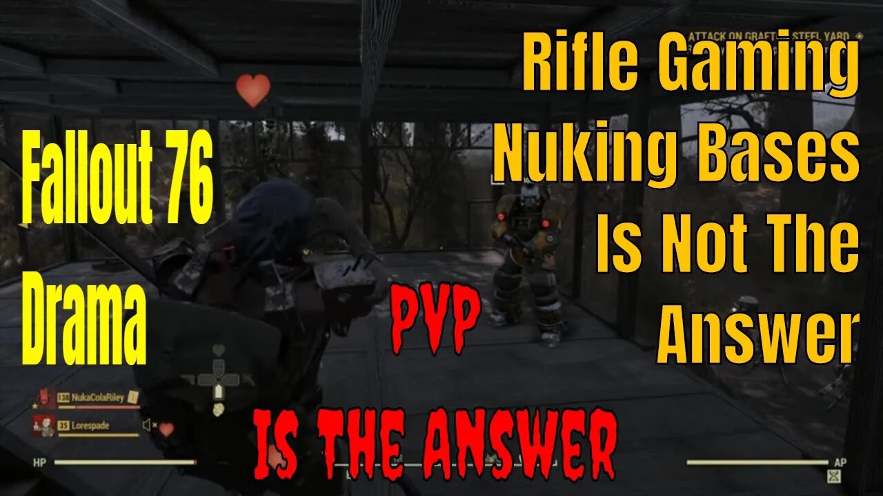 A Fair Amount Of Hate Over Fallout 76 Rifle Gaming Griefing With PvP Gameplay