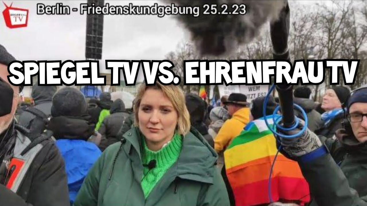 Spiegel TV vs. Ehrenfrau TV in Berlin 25.02.23