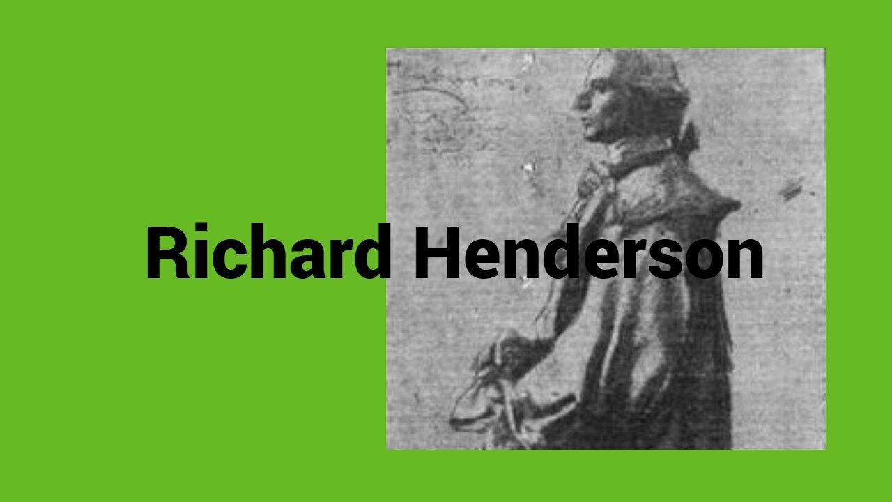 Richard Henderson and Daniel Boone, Explorers