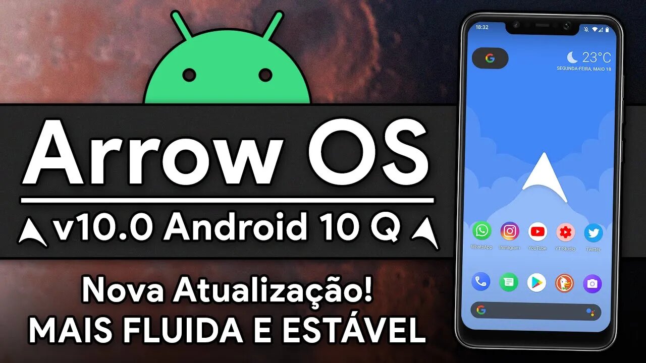 ArrowOS v10.0 Nova Versão! | Android 10.0 Q | Menor uso de RAM, com boa FLUIDEZ e ESTABILIDADE!