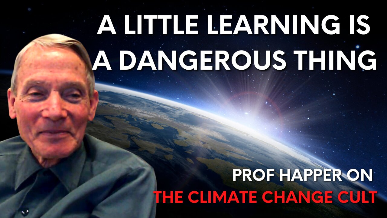 Elimination of CO2 is a suicide pact – Professor William Happer on climate change misconceptions