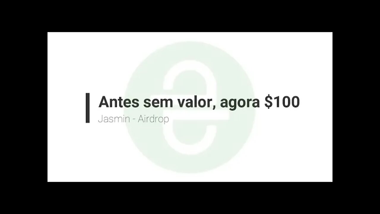 Finalizado - Airdrop - Jasmy $100 + EMDC Latoken $500 - Ativo 12 abril 2021