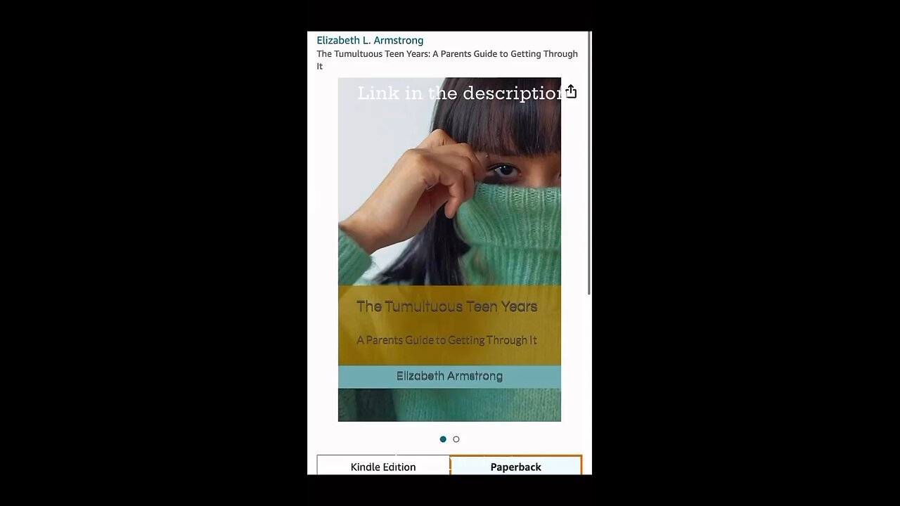 Elizabeth Armstrong just published a book on Amazon! The Tumultuous Teen Years: