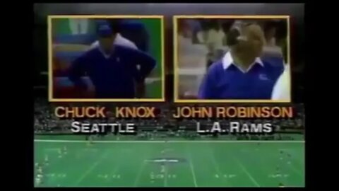 1985-09-23 Los Angeles Rams vs Seattle Seahawks
