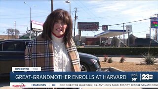 Great-grandmother enrolls at Harvard