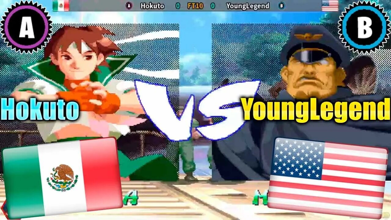 Street Fighter Alpha 2 (Hokuto Vs. YoungLegend) [Mexico Vs. U.S.A.]