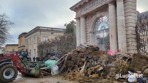 farmers taking a dump