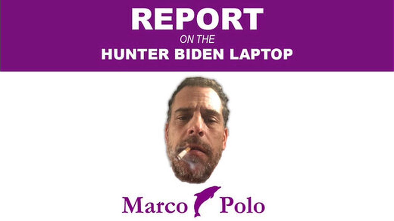 Report on the Hunter Biden Laptop - HUGE