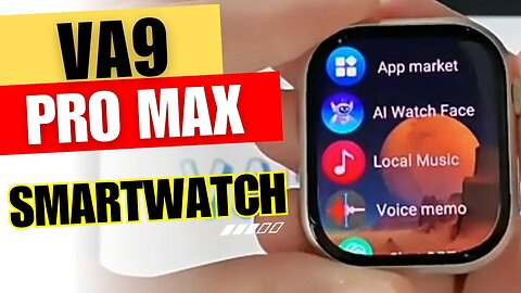 VA9 Pro Max Smartwatch Dynamic Island pk HK9 3