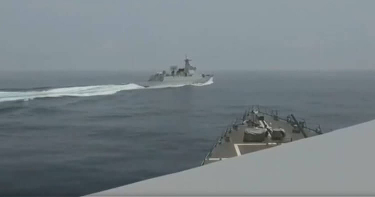 US Military Releases Video of Near Miss With Chinese Warship