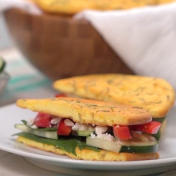 1-Carb Rosemary Cloud Bread