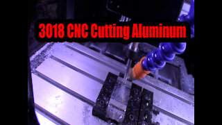 3018 CNC Cutting Aluminum Chatter Solved, first cut, Spindle Z axis alignment, Ball Screw