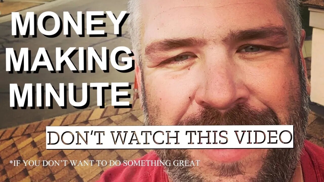 YOU WILL DO GREAT THINGS - Money Making Minute