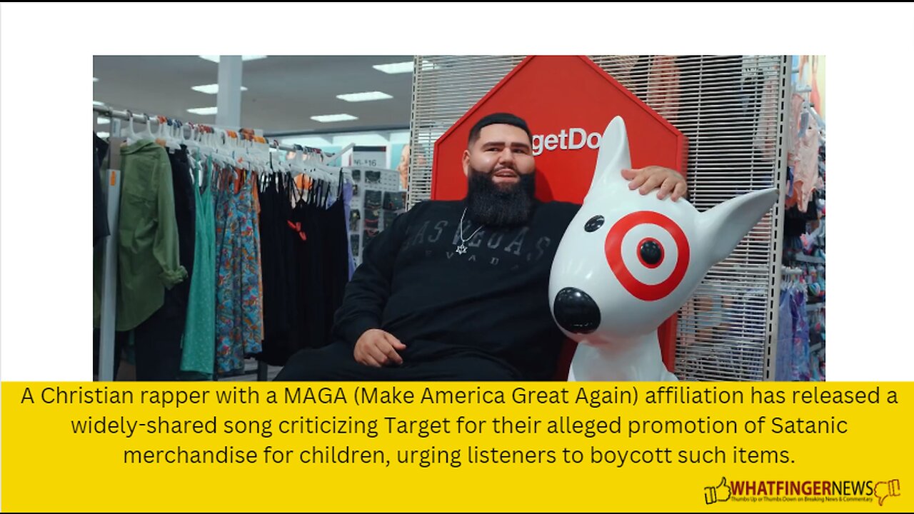 A Christian rapper with a MAGA affiliation has released a widely-shared song criticizing Target