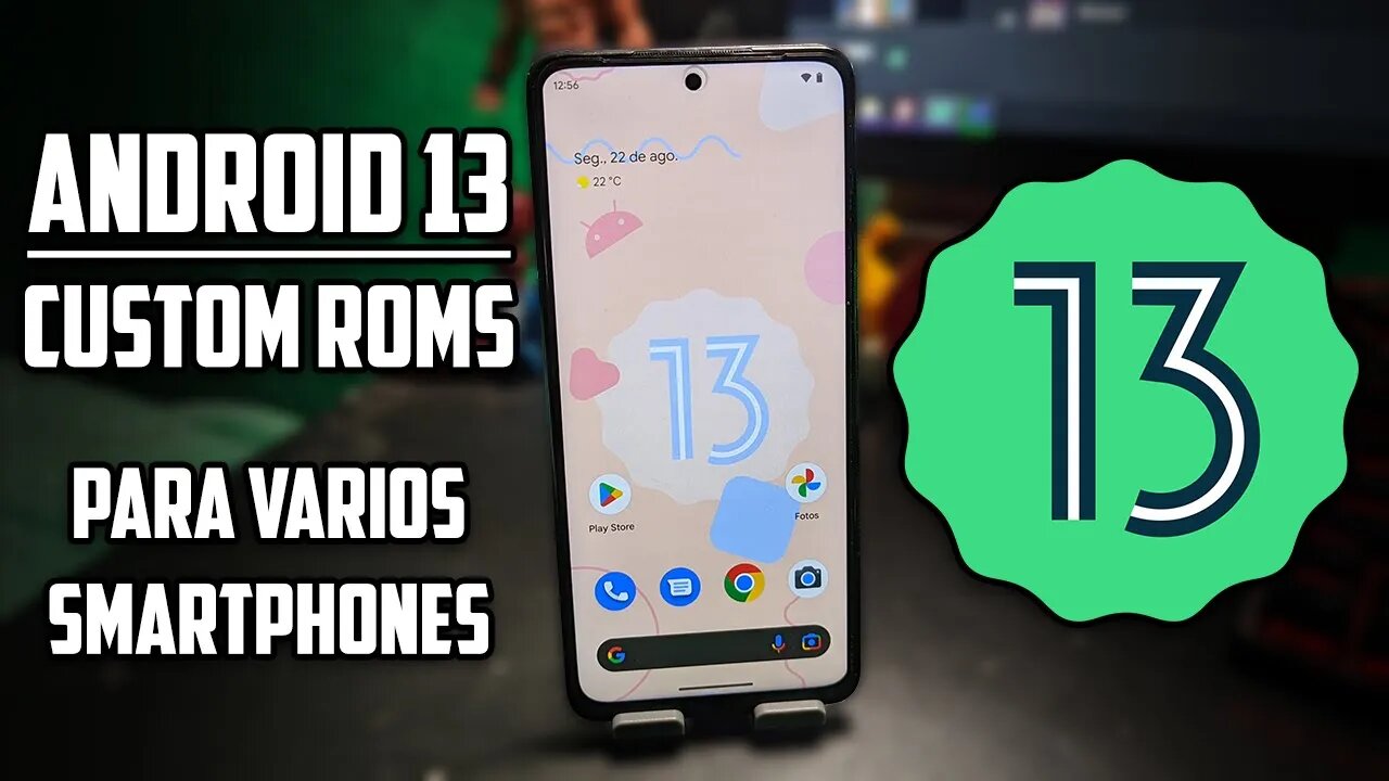 Custom ROMs do Android 13 para VÁRIOS SMARTPHONES!