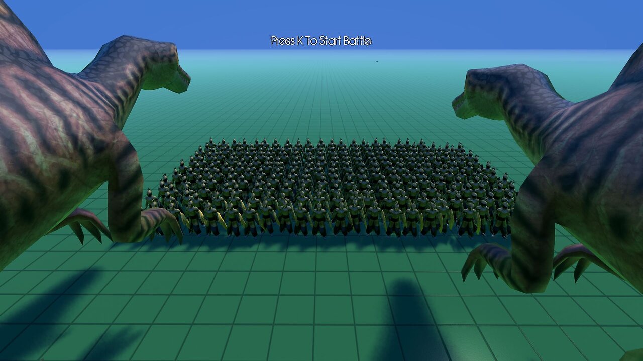 250 Spinosaurus's Versus 250 Elf Shields || Ultimate Epic Battle Simulator