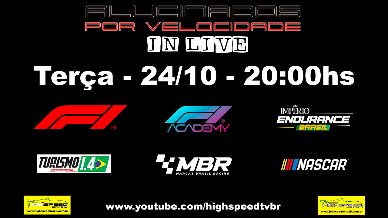 🏎️ ALUCINADOS POR VELOCIDADE IN LIVE