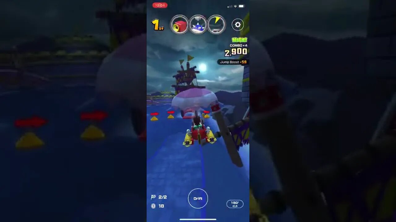 Mario Kart Tour - Peach Parasol Gameplay (Ocean Tour Premium Challenges Reward Glider)