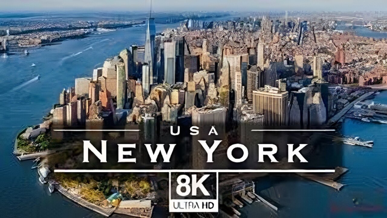 New York USA. The largest city in the US