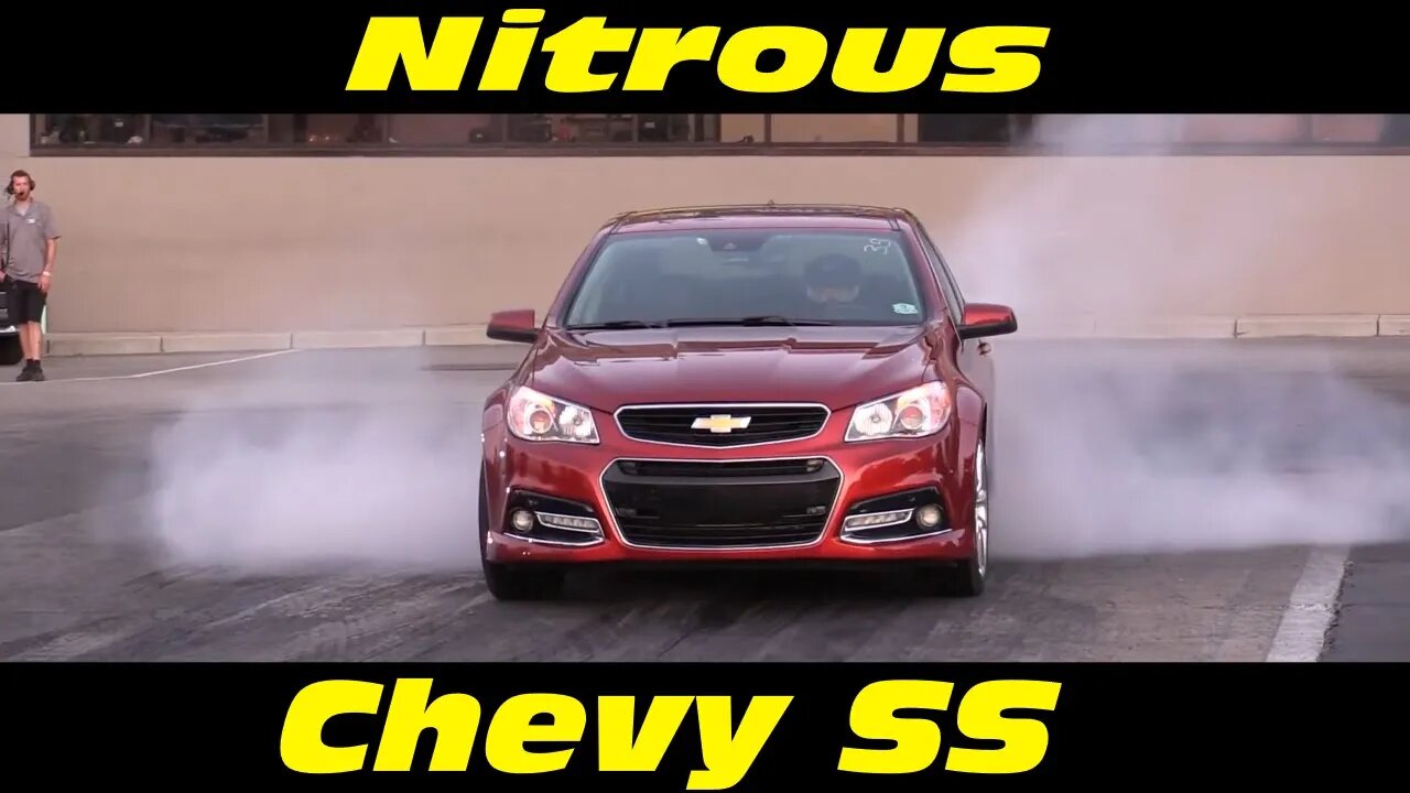 Nitrous Chevy SS Wednesday Night Drag Racing