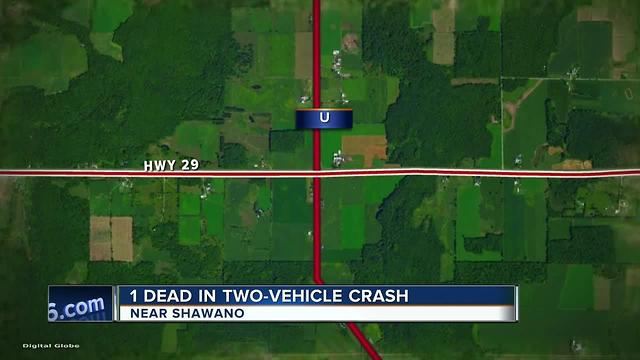 fatal crash in shawano county