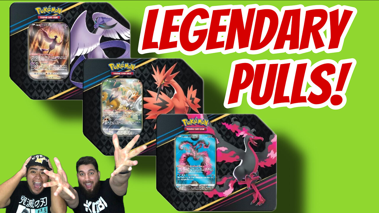 The NEW Crown Zenith Legendary Bird tins!!! Pokemon TCG