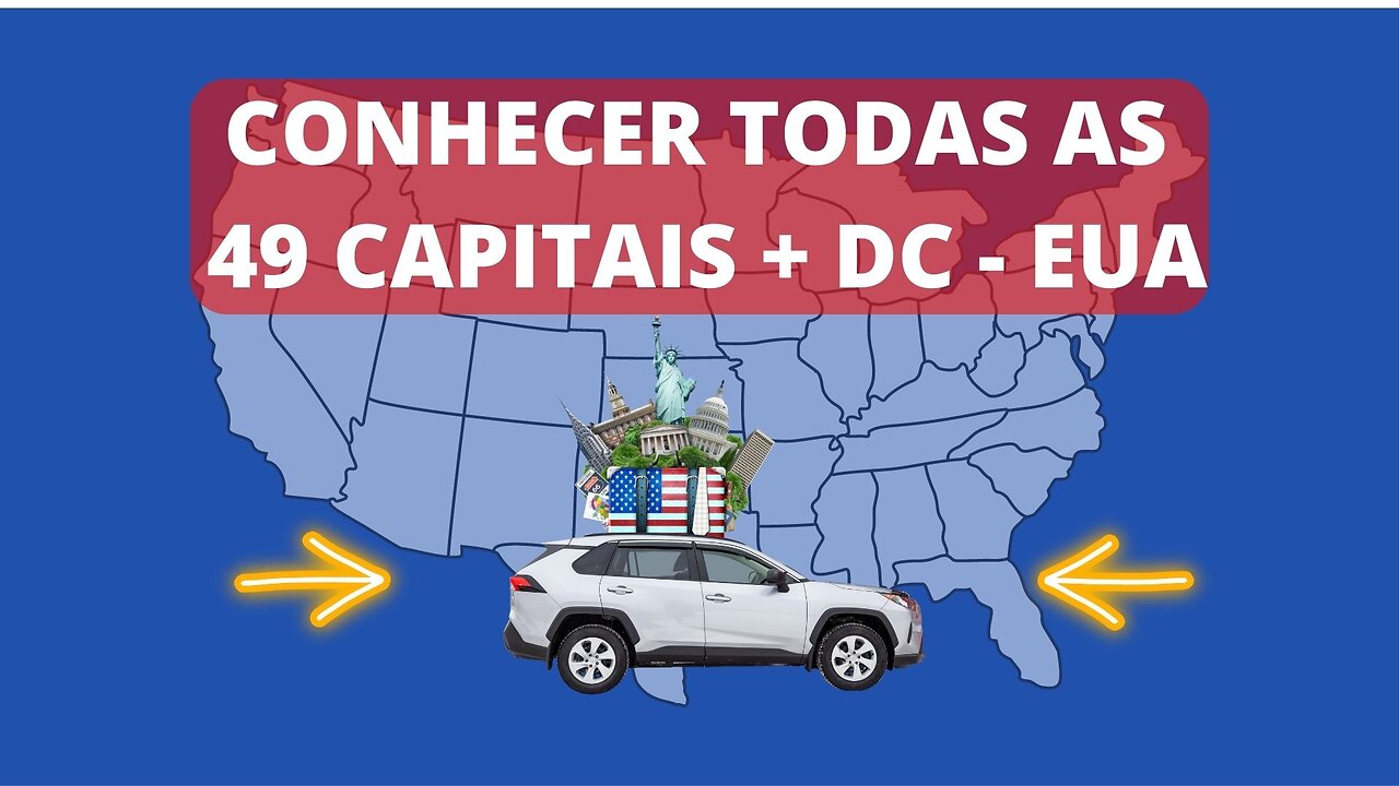 VOU CONHECER 49 ESTADOS + WASHINGTON DC DENTRO DE UM CARRO (EP-01)