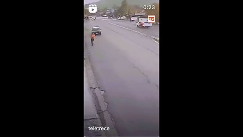 The lady beside the road