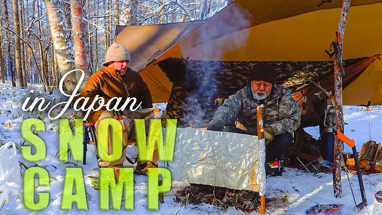 3-Day Nagano Winter Wild Camping in Japan Snow