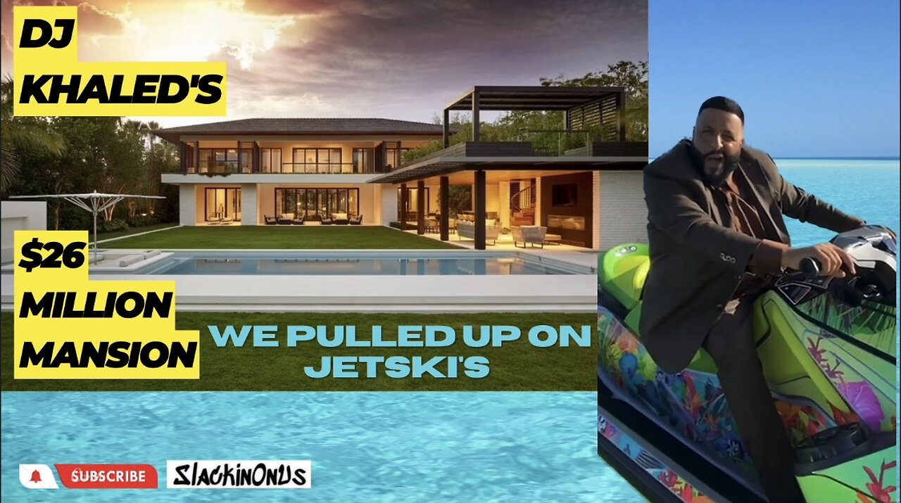 WE WENT TO DJ KHALED'S MIAMI MANSION (On JetSkis)