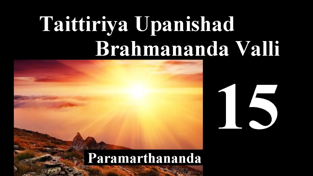 Taittiriya Upanishad 37 CHAPTER 2 SECTION 1