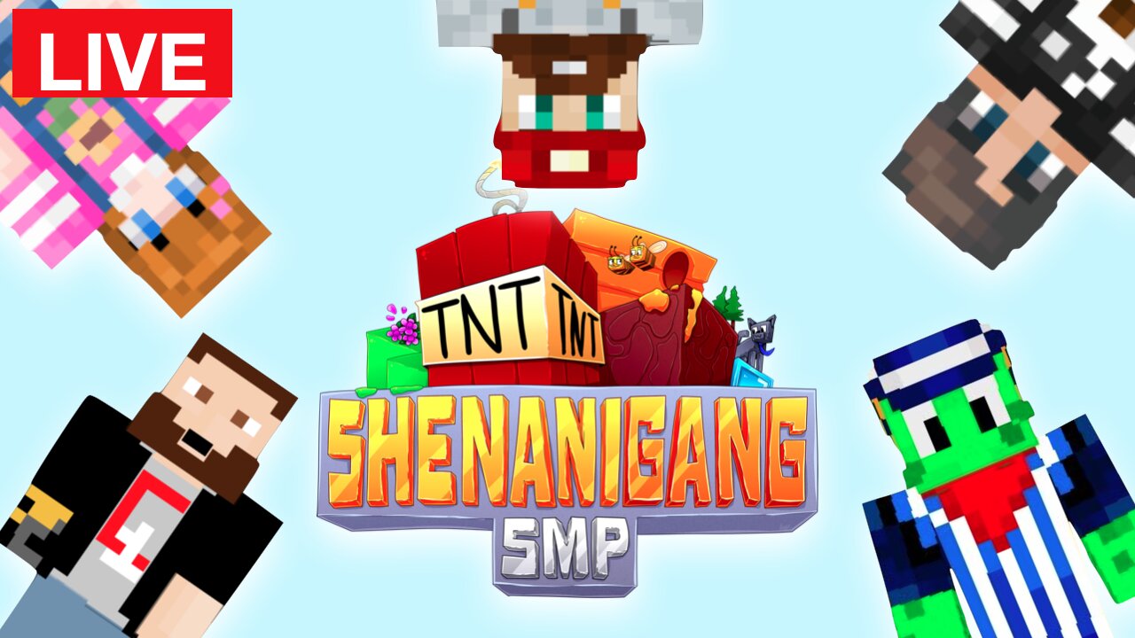Building a Railway, Part 4! - Shenanigang SMP Ep11 Minecraft Live Stream - Exclusively on Rumble!
