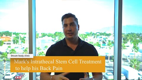 Mark’s Intrathecal Stem Cell Treatment to help his Back Pain