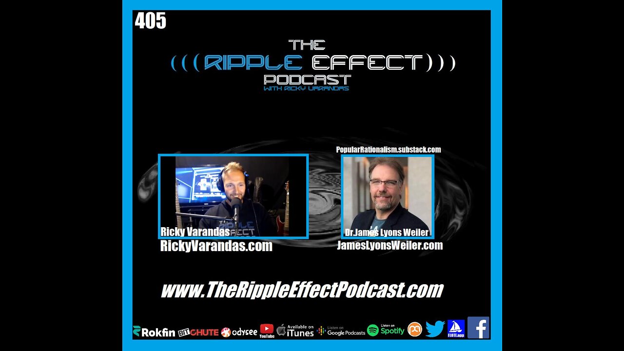 The Ripple Effect Podcast #405 (Dr. James Lyons-Weiler | The News Cycles to Shock & Distract You)