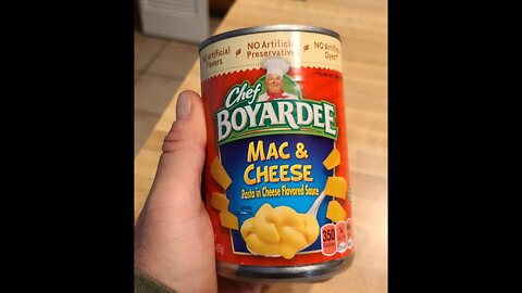 Chef Boyardee Mac and Cheese taste test