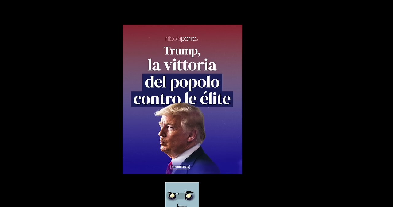 L'ELEZIONE DI DONALD JOHN TRUMP A 47°PRESIDENTE AMERICANO:CHI PIANGE E CHI LECCA! Donald Trump è un pupazzo al soldo delle elites come tutti gli altri politici del mondo TUTTI I POLITICI SONO GLI SCHIAVI DEI BANCHIERI