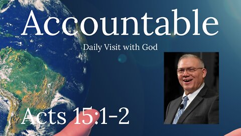 Acts 15:1-2, Accountability Between Churches